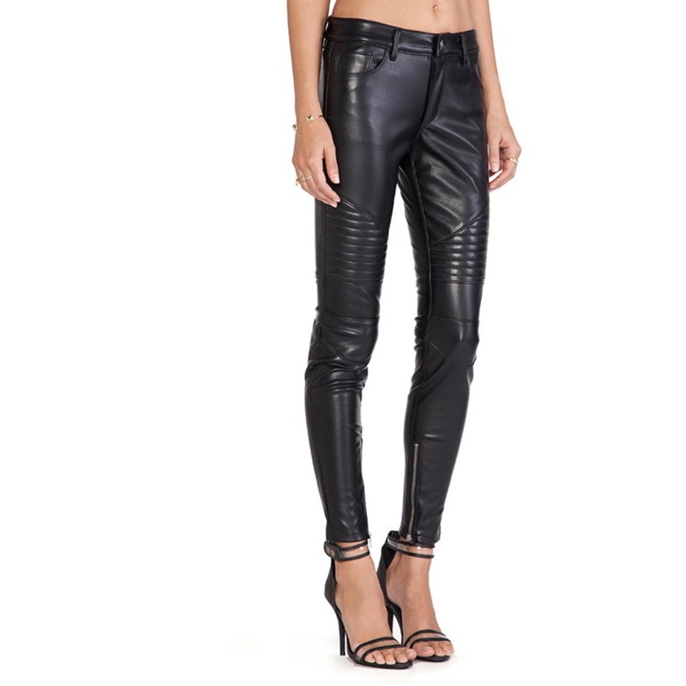REVOLVE Capulet Vegan Leather Moto Pant